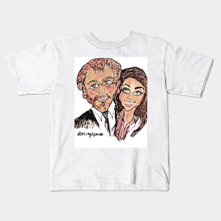 Prince Harry Duke of Sussex and Meghan Duchess of Sussex Kids T-Shirt